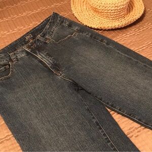Jag Jeans Women's Straight Leg Jeans - Dark Blue Size6